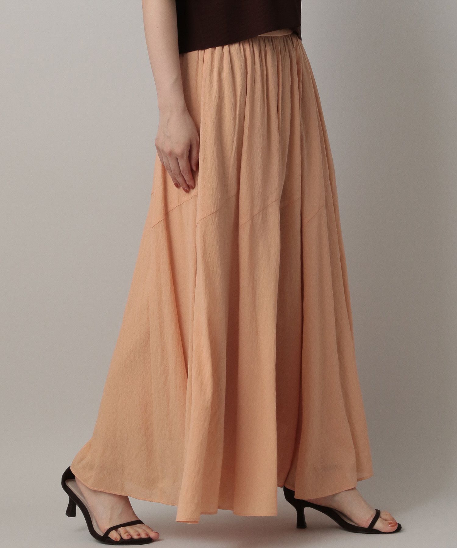 A part by 「キリカエフレアスカート」|スカート|オレンジ