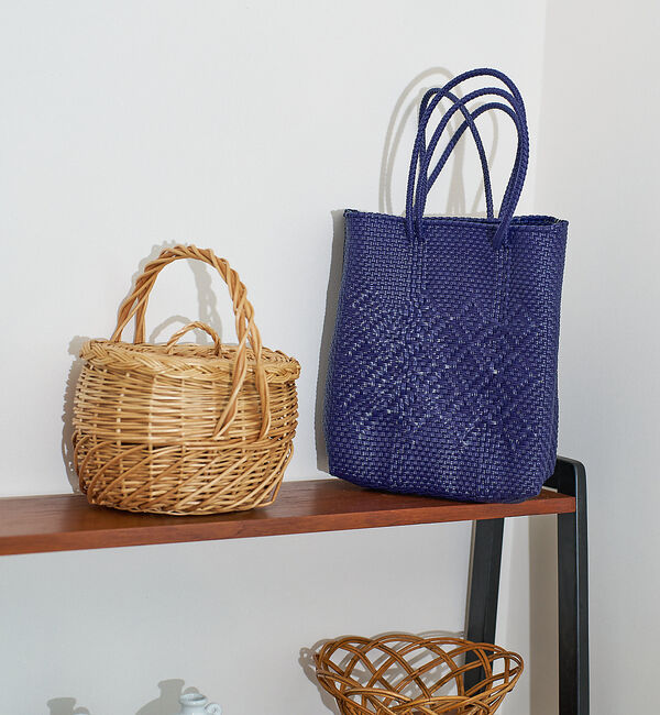 collex「【MOON BIRD/ムーンバード】【別注】サイドラインメルカドバック」|トートバッグ|ネイビー