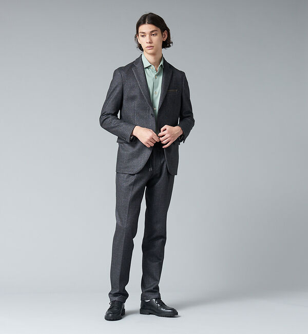 ABAHOUSE「【FLEX】3D ダウン入り ファブリック セットアップ ジャケット」|その他|