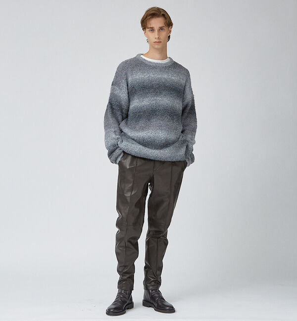 ABAHOUSE「【AH ABAHOUSE】ブークレーヤーン グラデーション ニット」|ニット・セーター|