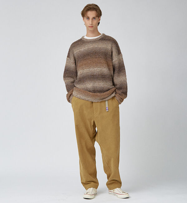 ABAHOUSE「【AH ABAHOUSE】ブークレーヤーン グラデーション ニット」|ニット・セーター|