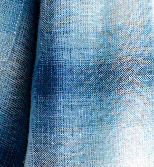 ABAHOUSE「【Revo./レボ】オンブレチェック フードシャツ/ユニセックス/TH-3870」|シャツ・ブラウス|