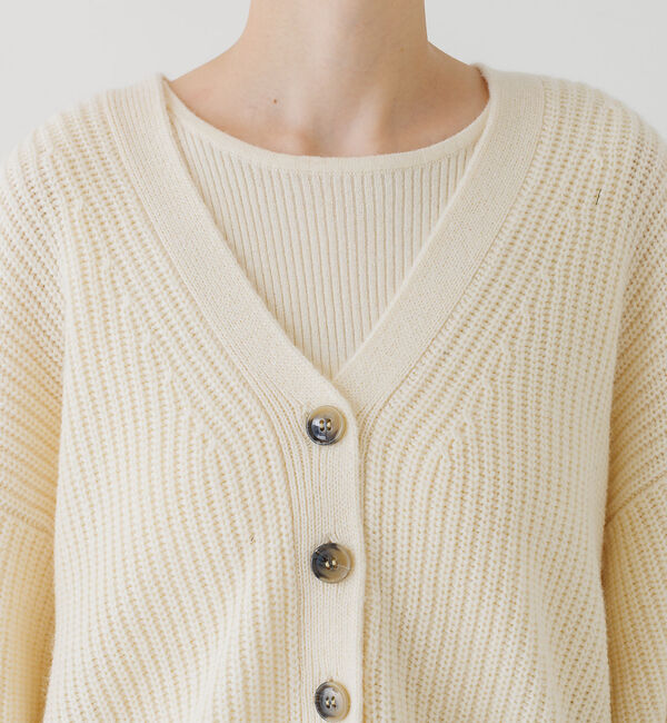 Rouge vif「ウール混アンサンブルニットカーディガン」|ニット・セーター|