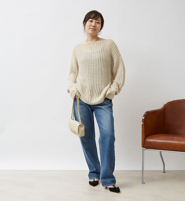 Rouge vif「【RED CARD/レッドカード】One-Day ルーズストレート デニム」|デニム|