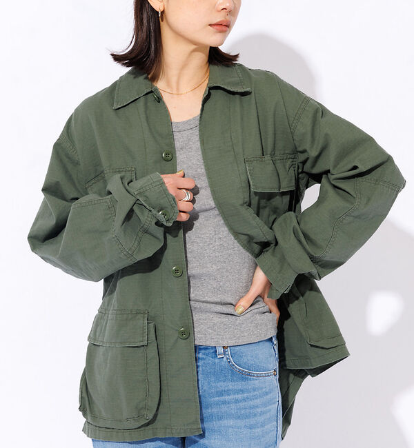 Rouge vif「【ROTHCO/ロスコ】BDU SHIRTS / ブルゾン / ミリタリージャケ」|ブルゾン・スタジャン|カーキ