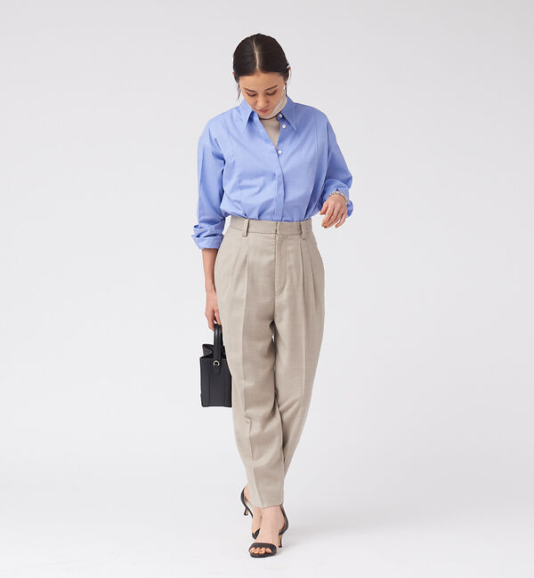 qualite「《セットアップ対応》サスペンダーダブルタックテーパードパンツ」|その他|