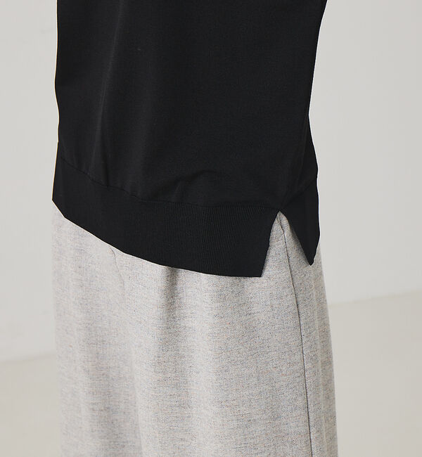 qualite「レーヨンストレッチ2WAYニット」|ニット・セーター|