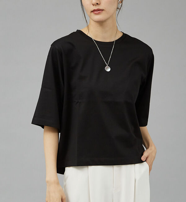 qualite「【ADAWAS】シーアイランド　Tシャツ」|Tシャツ・カットソー|ブラック