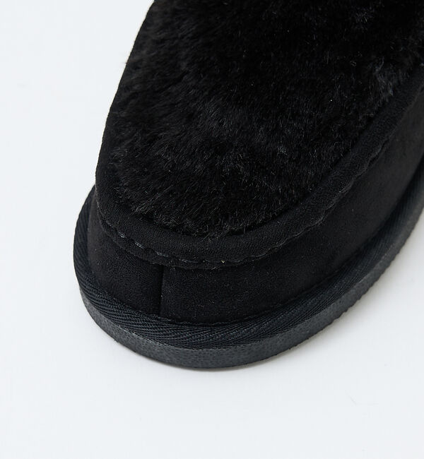 abahouse mavie「MEI FUR MOCCASIN SHOES」|モカシン|
