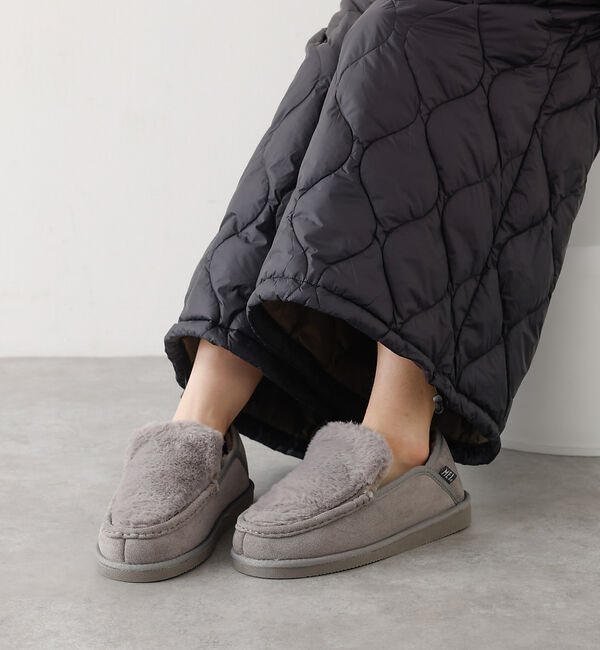 abahouse mavie「MEI FUR MOCCASIN SHOES」|モカシン|