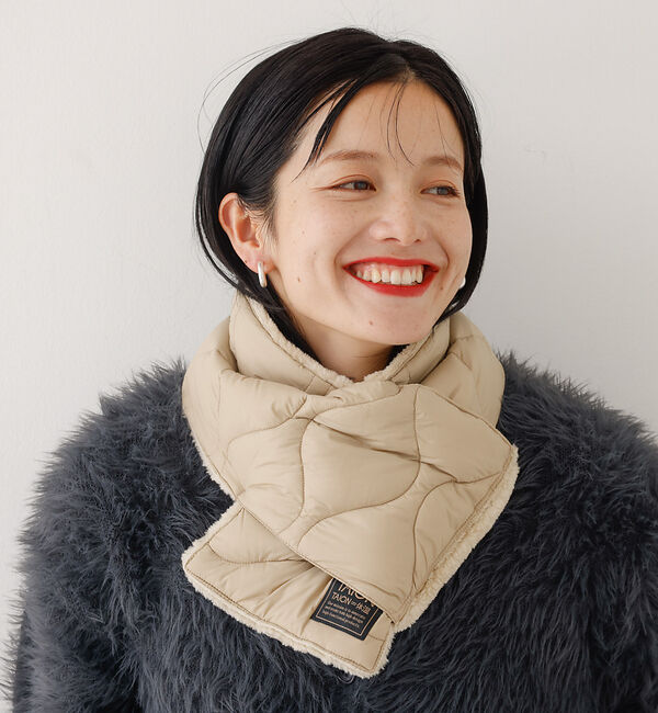 abahouse mavie「【TAION】 リバーシブルダウンスカーフ」|マフラー|