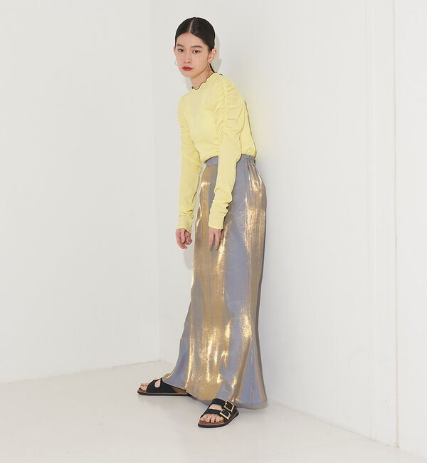 NOMINE「【前後着用可】2WAY配色メロウシャーリングロンT」|Tシャツ・カットソー|