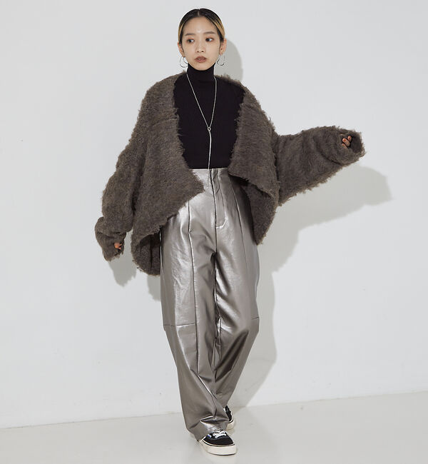 NOMINE「イエティ2WAYニットブルゾン」|カーディガン|