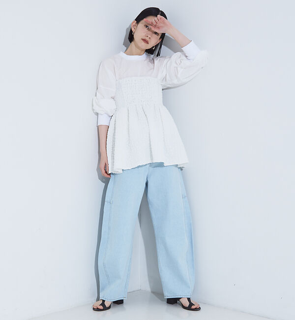 NOMINE「ふくれ ジャガード ビスチェ キャミソール」|キャミソール|