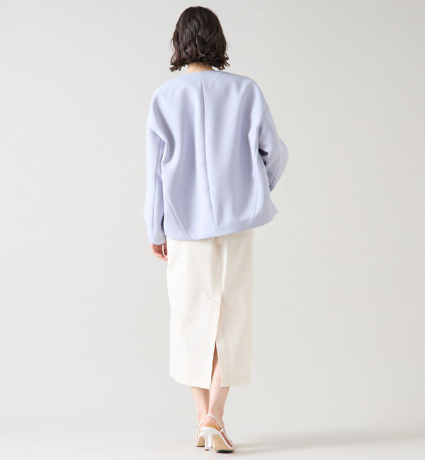 TIARA「バイカラーステッチタイトスカート」|スカート|