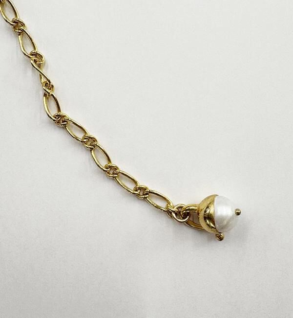 Liesse「《別注》【EO/イオ】PEARL FIGARO LARIAT NECKLACE」|ネックレス|