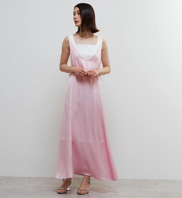 Soffitto「ヴィンテージライクキャミワンピース」|ワンピース|ピンク