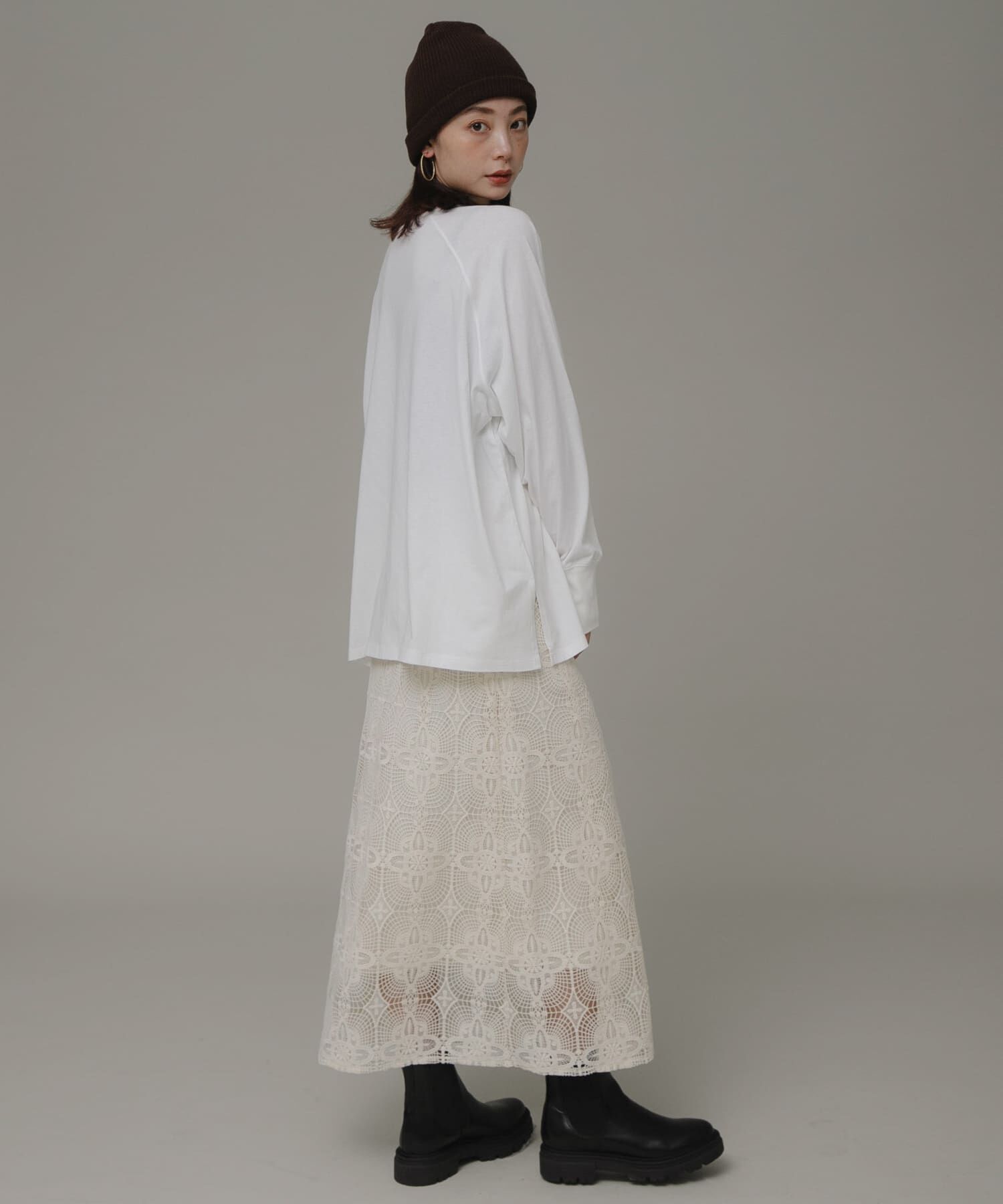 Sonny Label 「チュニックロングTシャツ」|Tシャツ・カットソー|