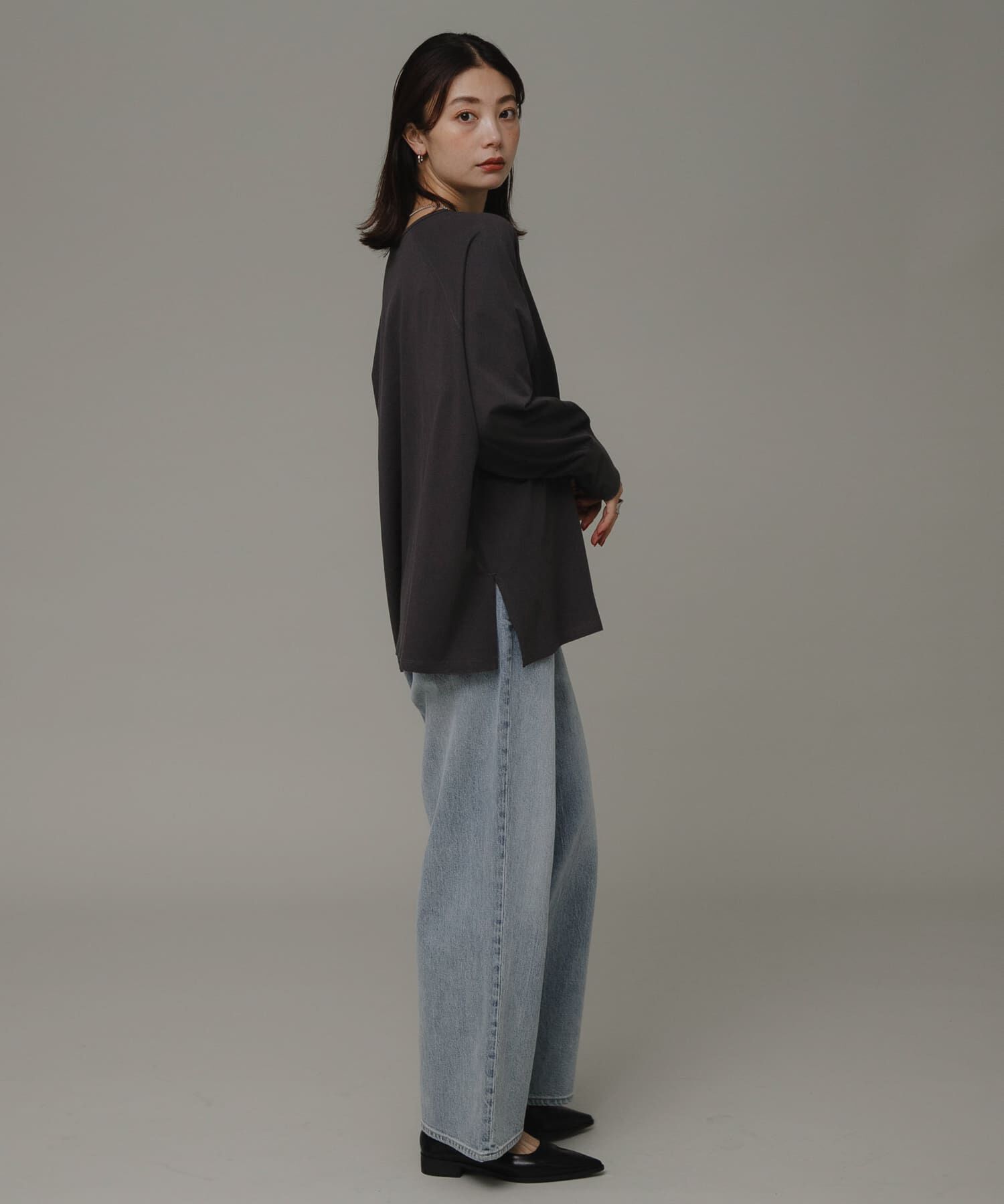 Sonny Label 「チュニックロングTシャツ」|Tシャツ・カットソー|