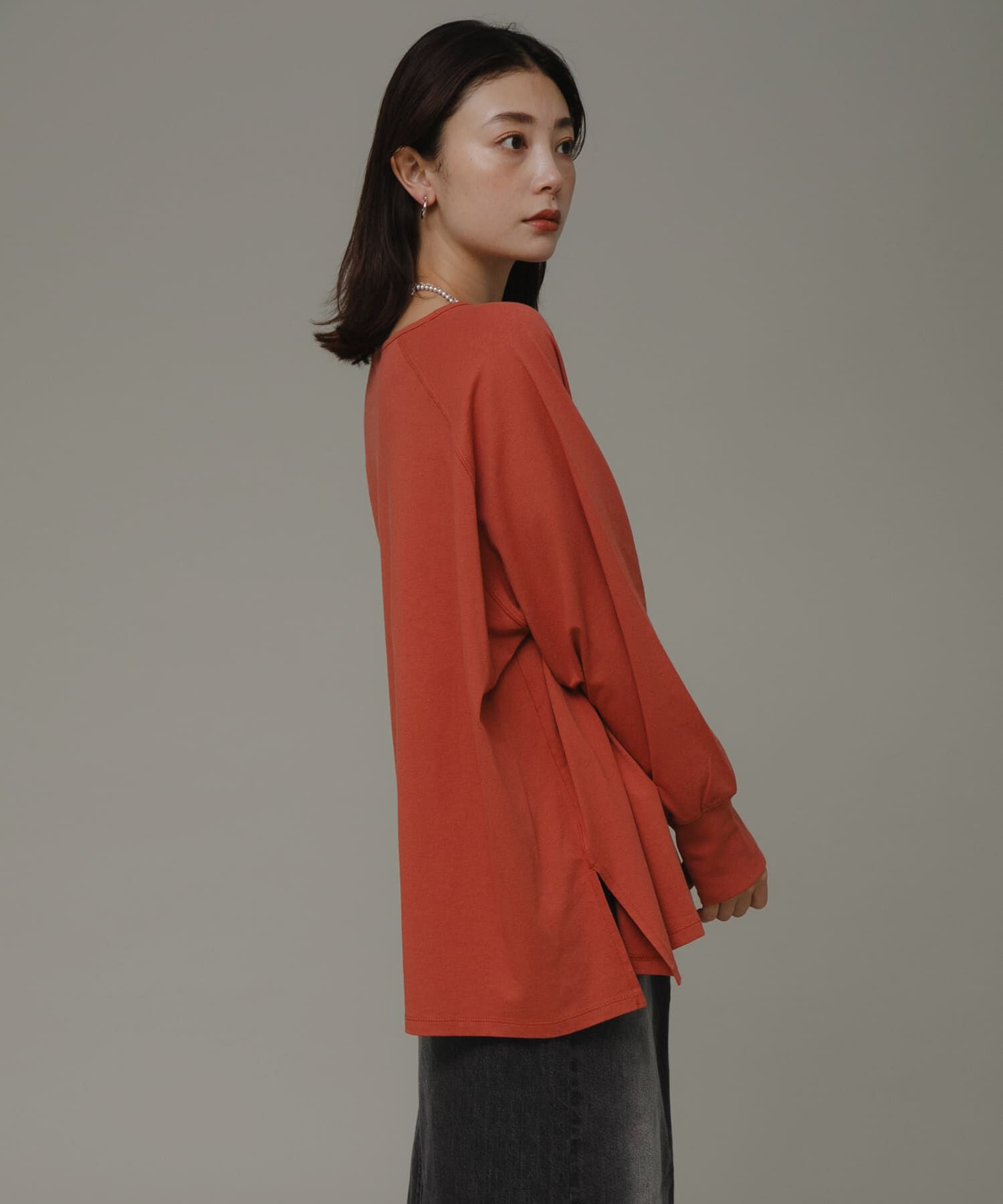 Sonny Label 「チュニックロングTシャツ」|Tシャツ・カットソー|