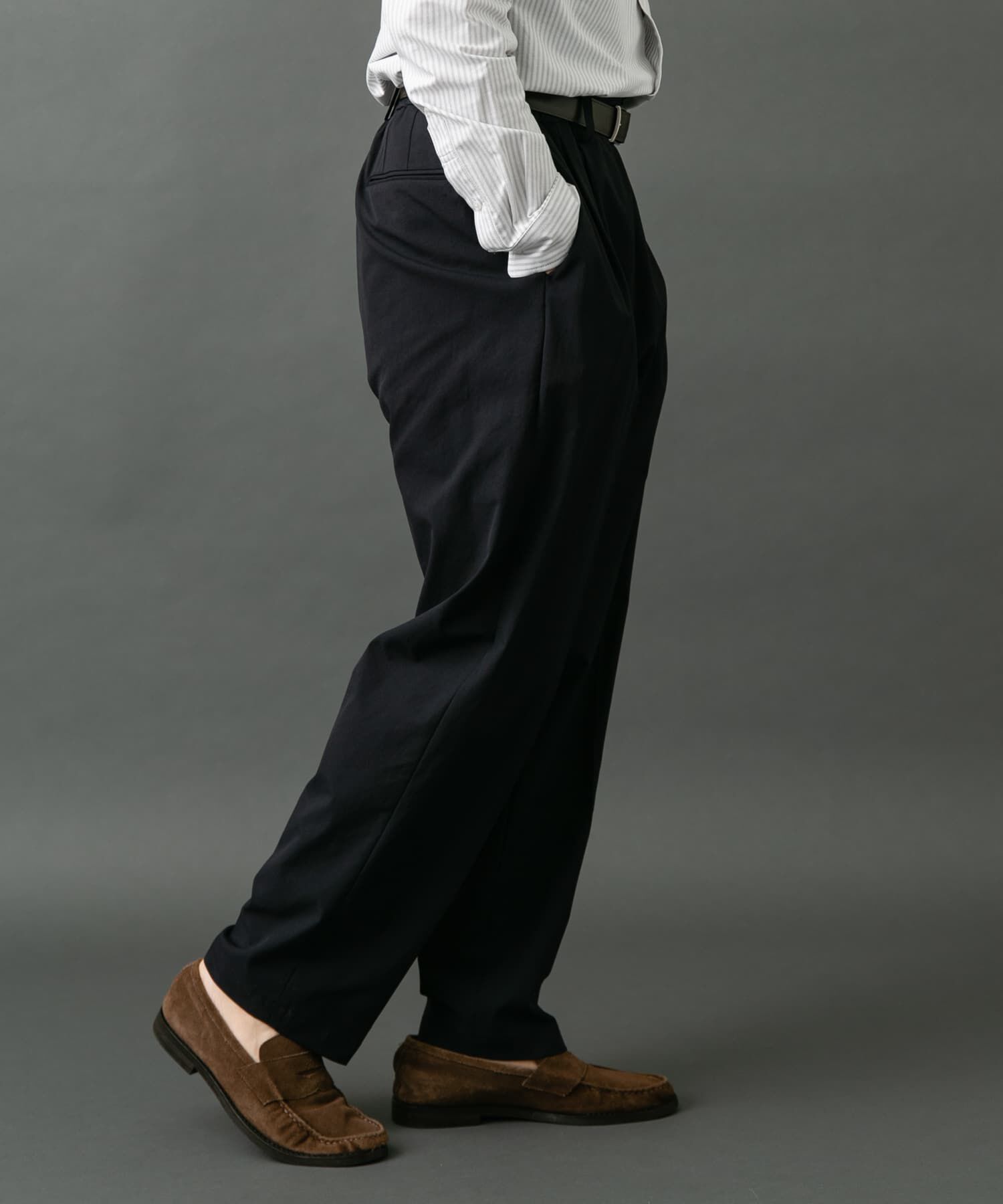 URBAN RESEARCH ROSSO「『セットアップ対応』MARUI ORIMONO　3H DryFabricストレッチ2タックパンツ」|その他|