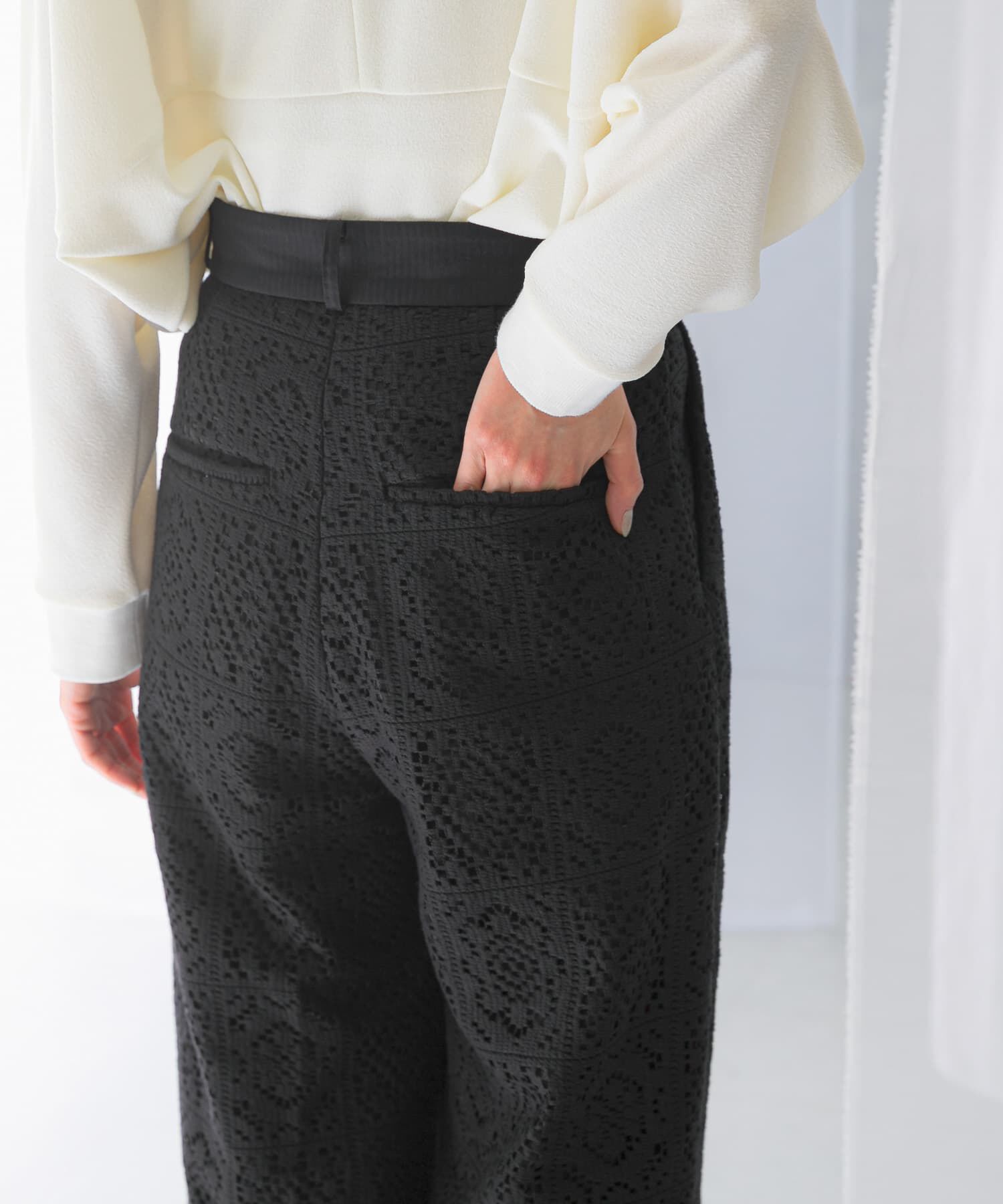 URBAN RESEARCH ROSSO「レースワイドパンツ」|その他|