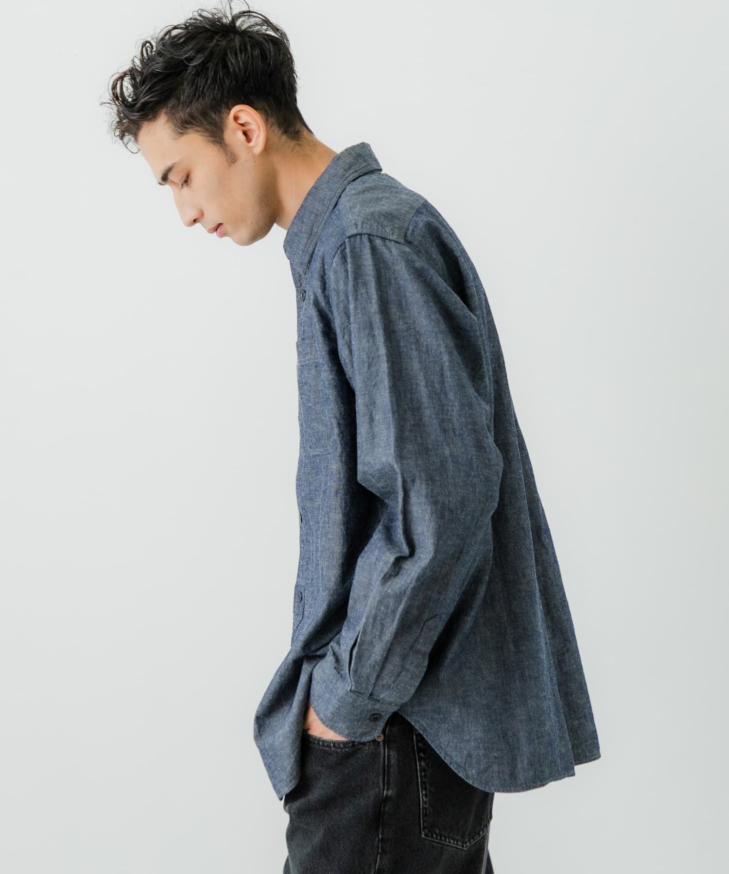 URBAN RESEARCH「『別注』LE VETEMENT ATLANTIQUE&times;UR　シャンブレーシャツ」|シャツ・ブラウス|