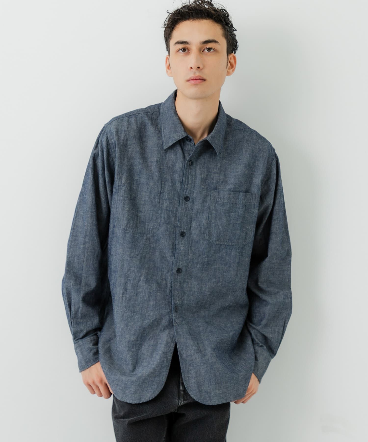 URBAN RESEARCH「『別注』LE VETEMENT ATLANTIQUE&times;UR　シャンブレーシャツ」|シャツ・ブラウス|