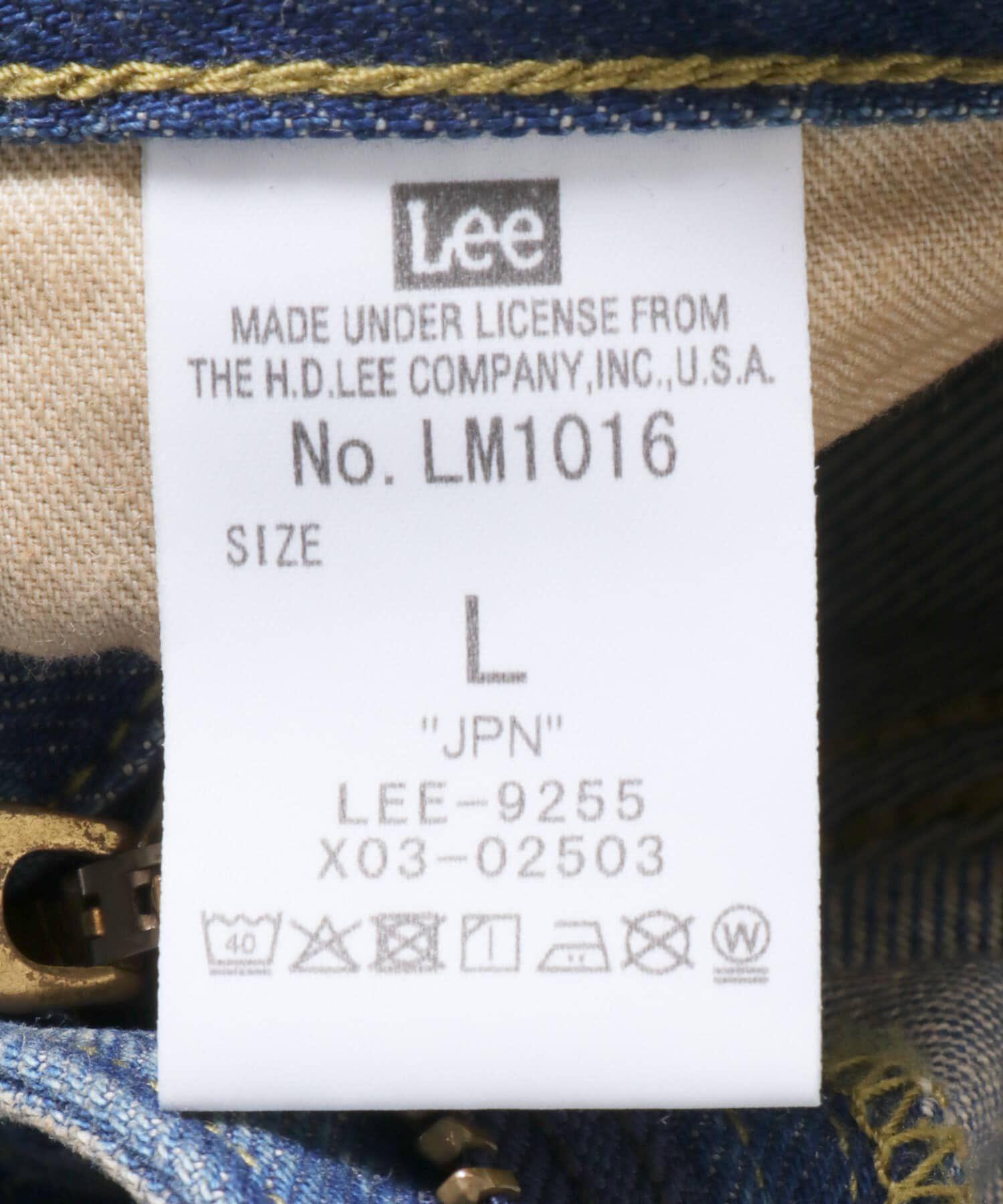 Sonny Label 「Lee　RIDERS 101 WIDE REG」|デニム|