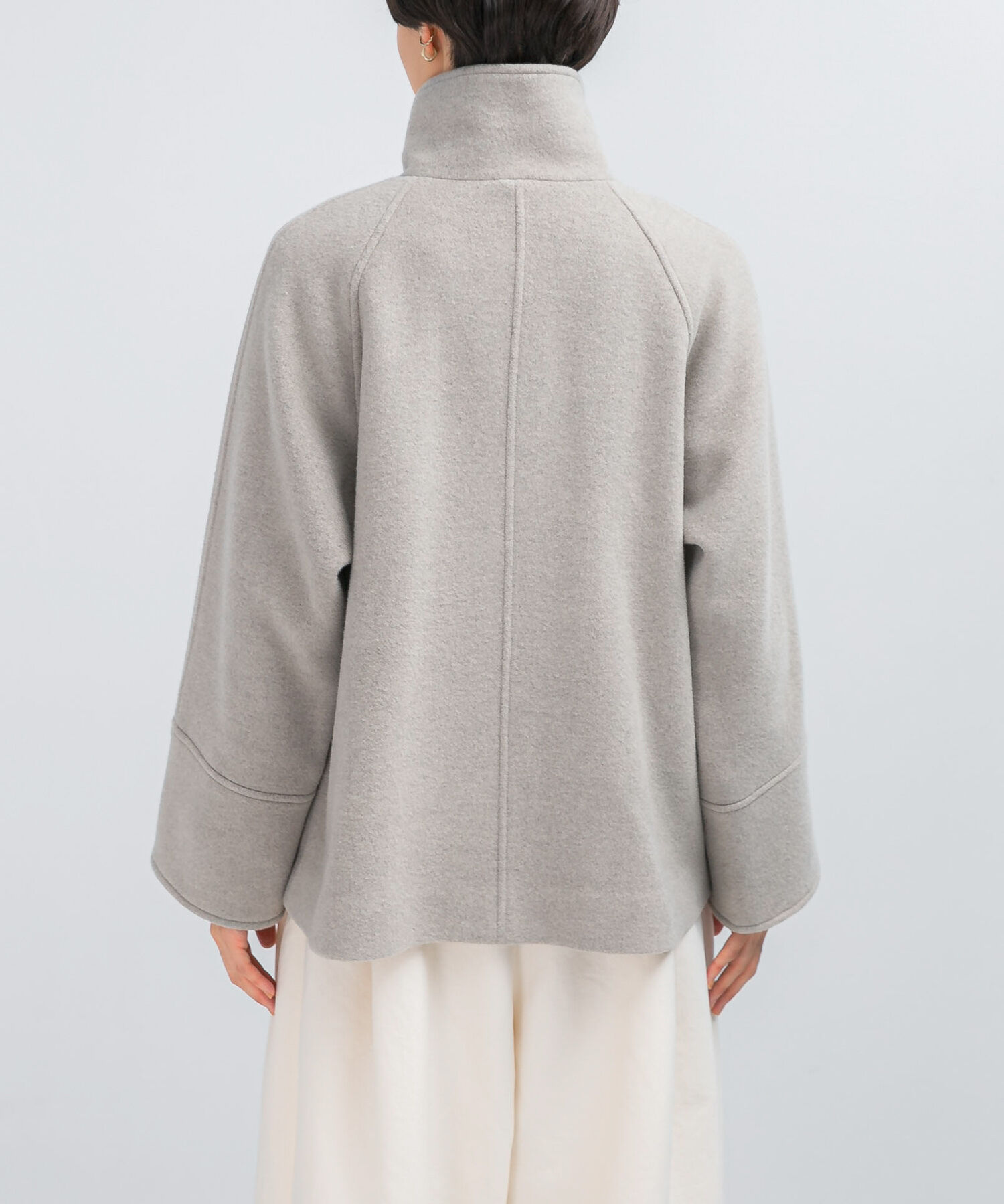 URBAN RESEARCH ROSSO「スーパー140シャルム2WAYカラーコート」|ノーカラーコート|