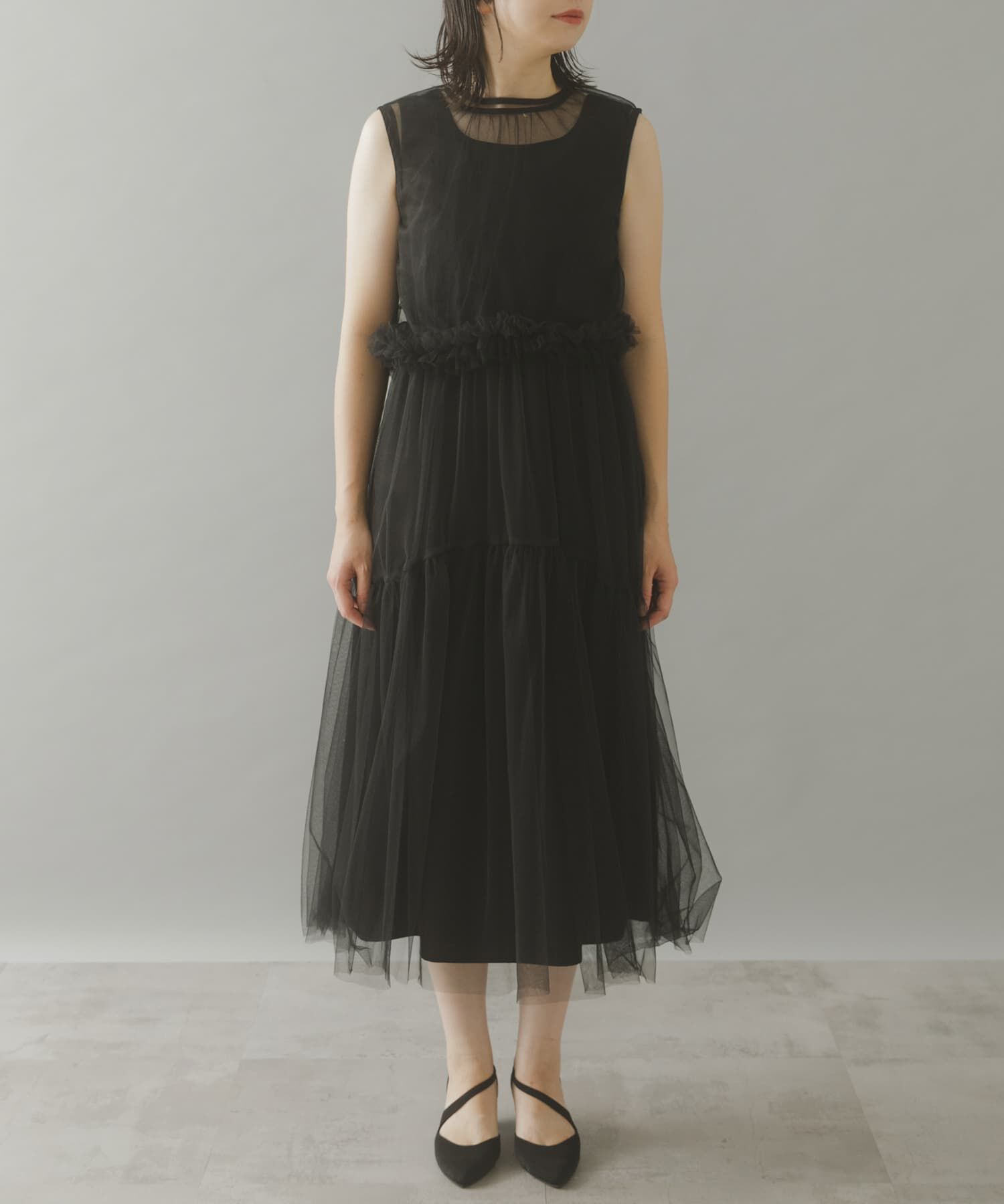 URBAN RESEARCH ROSSO「マルチWAYチュールSETドレス」|ワンピース|