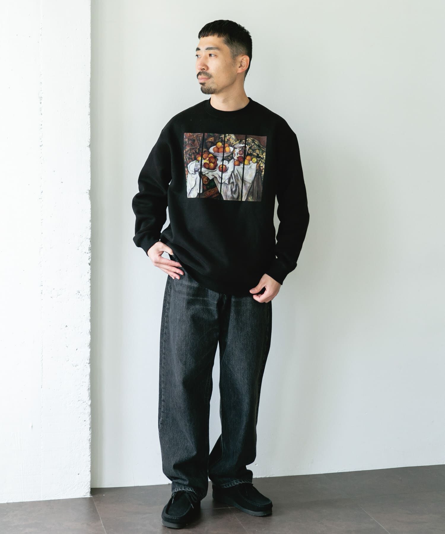 URBAN RESEARCH DOORS「セザンヌ アートプリント裏起毛スウェット」|スウェット・ジャージ|