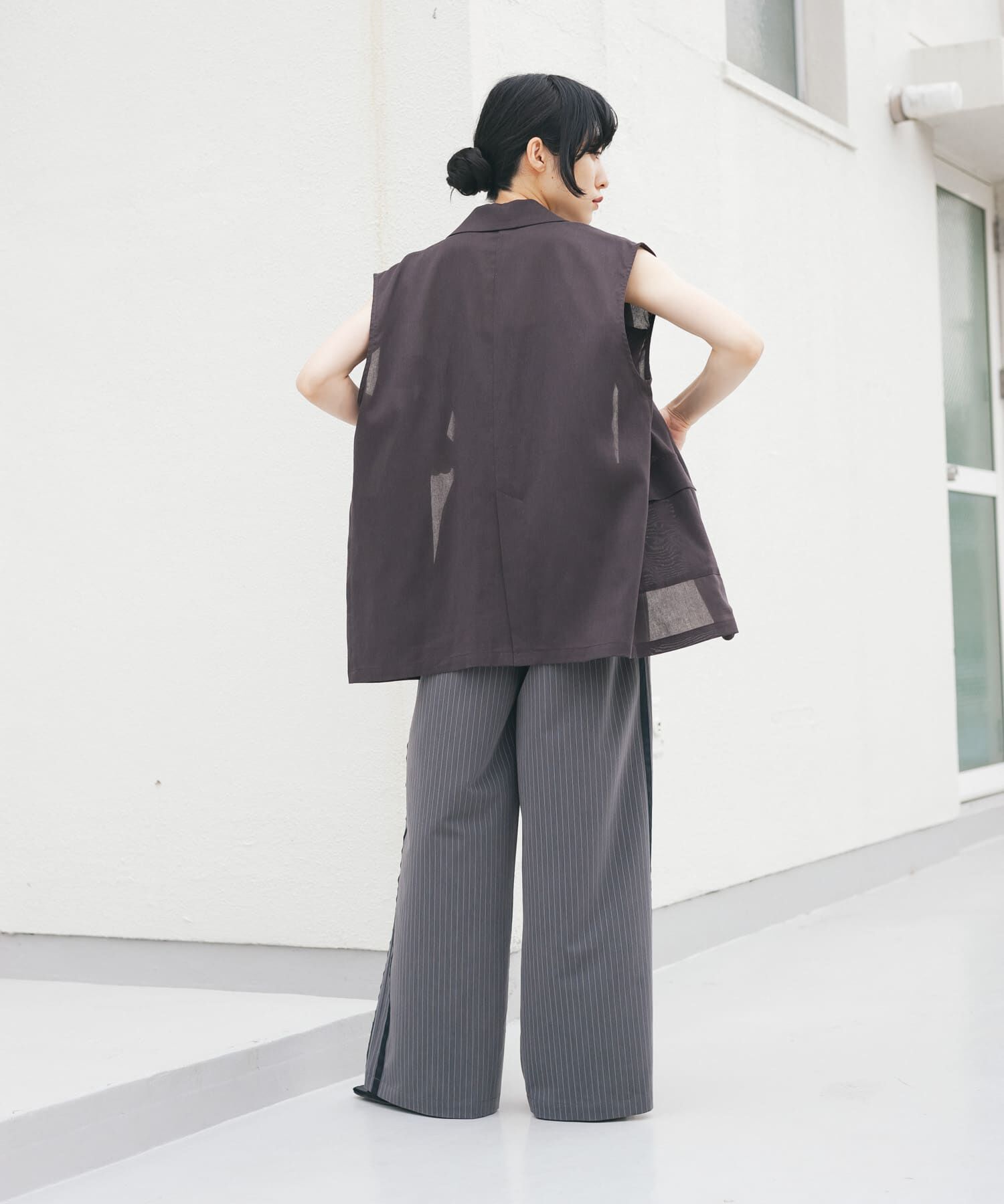  「ストライプラインイージーパンツ」|その他|