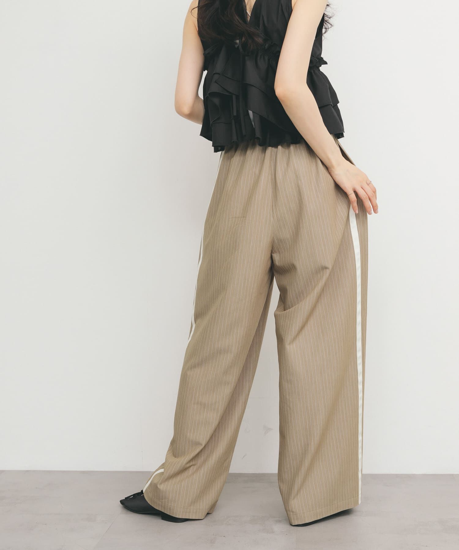  「ストライプラインイージーパンツ」|その他|