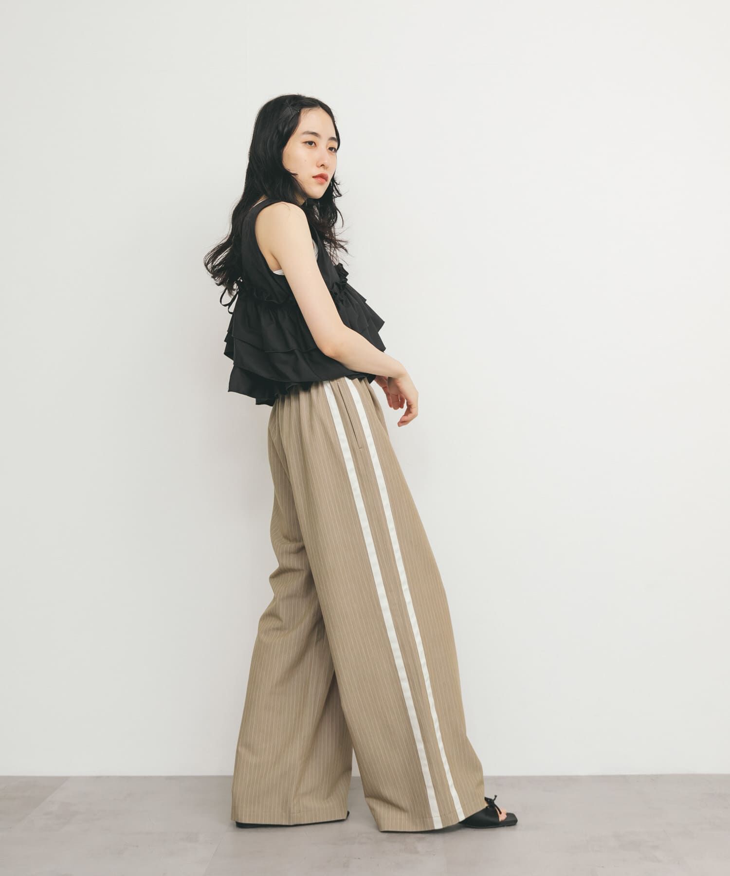  「ストライプラインイージーパンツ」|その他|
