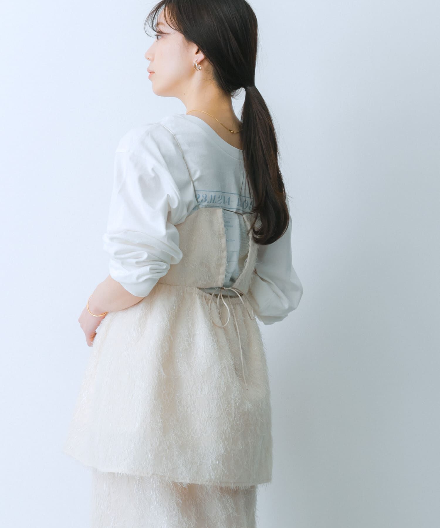 SENSE OF PLACE by URBAN RESEARCH「ジャガードフリンジキャミソールトップ」|キャミソール|