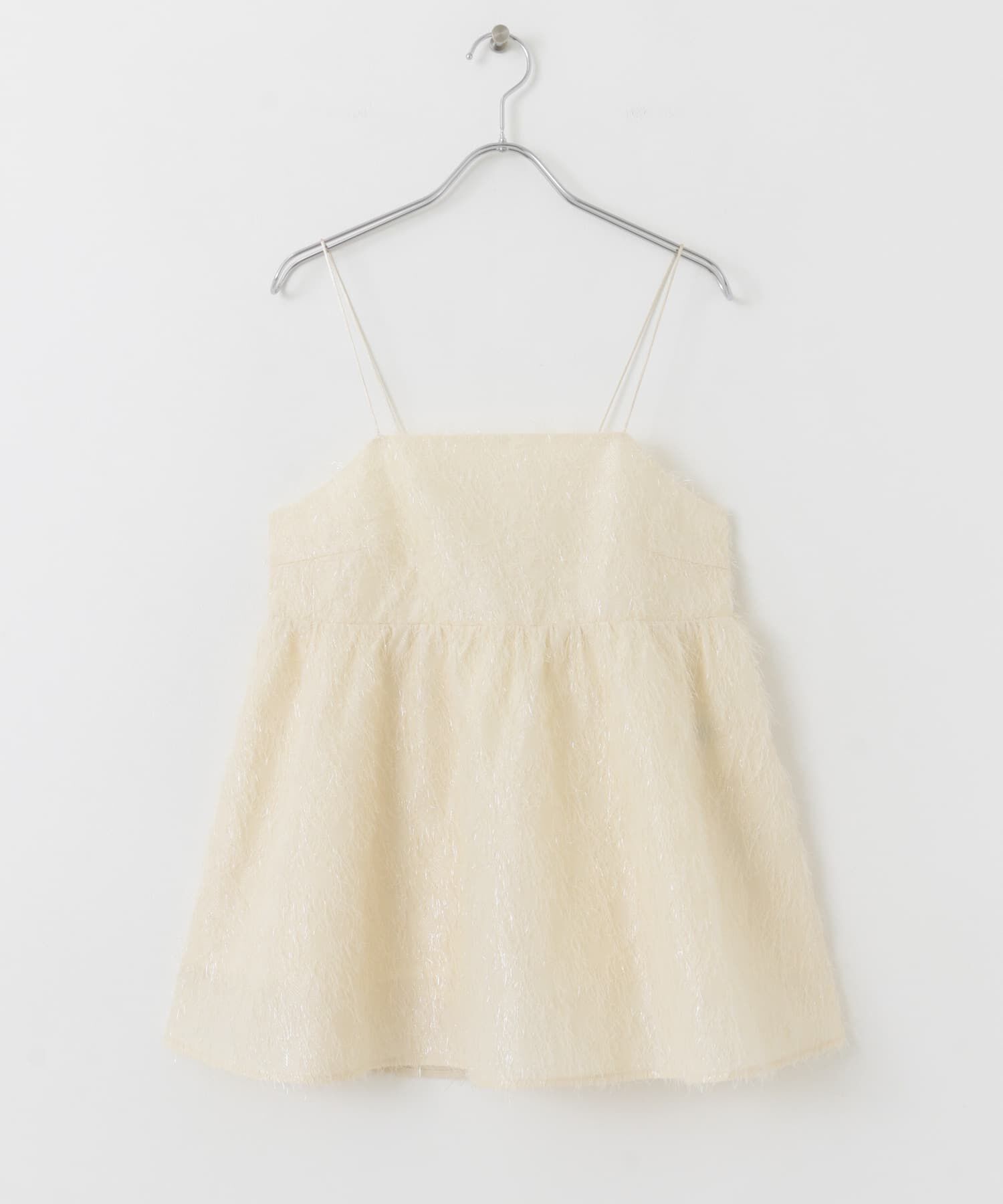 SENSE OF PLACE by URBAN RESEARCH「ジャガードフリンジキャミソールトップ」|キャミソール|