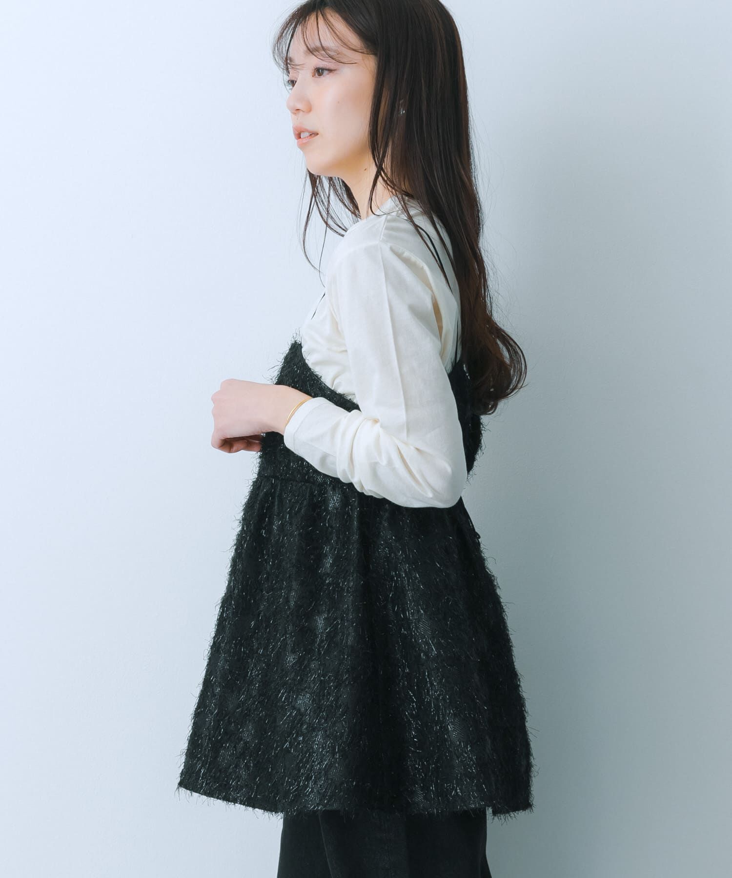 SENSE OF PLACE by URBAN RESEARCH「ジャガードフリンジキャミソールトップ」|キャミソール|