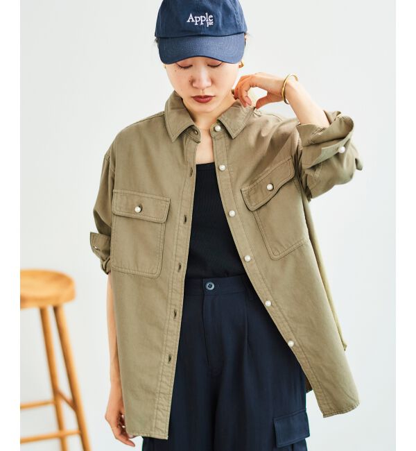 le.coeur blanc「パールボタンシャツ」|シャツ・ブラウス|