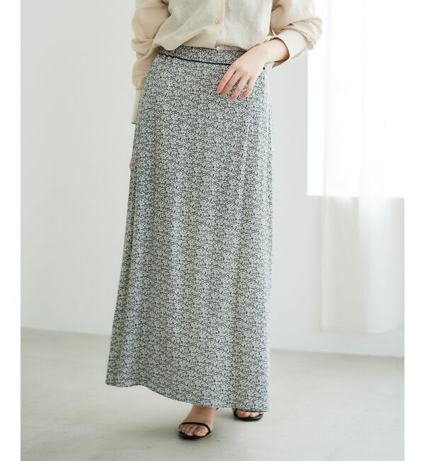 le.coeur blanc「ミニフラワープリントギャザースカート」|スカート|