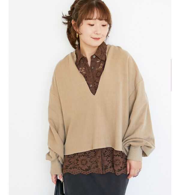  「ヴィンテージ裏毛ショートプルオーバー」|Tシャツ・カットソー|