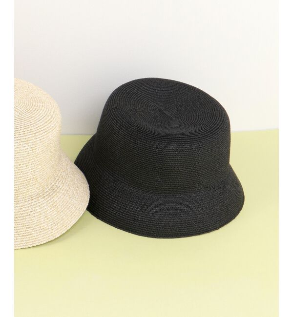 MAJESTICLEGON「ペーパーミックスバケハ」|ハット|ブラック