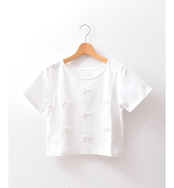 MAJESTICLEGON「ハローキティ パールリボンT」|Tシャツ・カットソー|