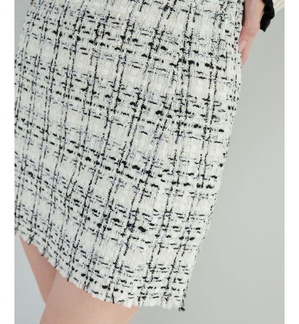 MAJESTICLEGON「裾フリンジミニスカート」|スカート|