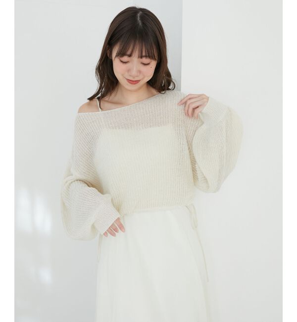 MAJESTICLEGON「シアーレディキャミワンピ」|ワンピース|