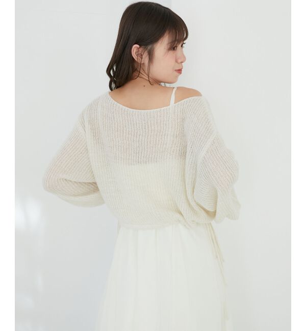 MAJESTICLEGON「シアーレディキャミワンピ」|ワンピース|