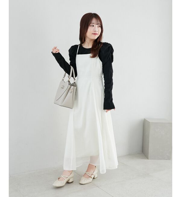 MAJESTICLEGON「シアーレディキャミワンピ」|ワンピース|