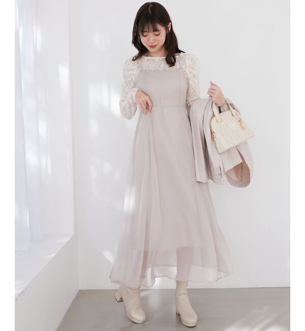 MAJESTICLEGON「シアーレディキャミワンピ」|ワンピース|