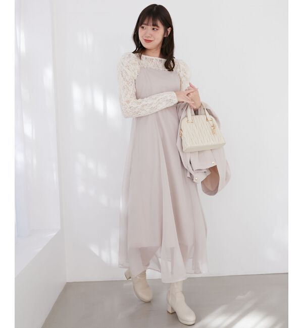 MAJESTICLEGON「シアーレディキャミワンピ」|ワンピース|