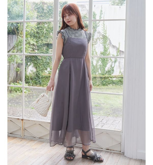 MAJESTICLEGON「シアーレディキャミワンピ」|ワンピース|